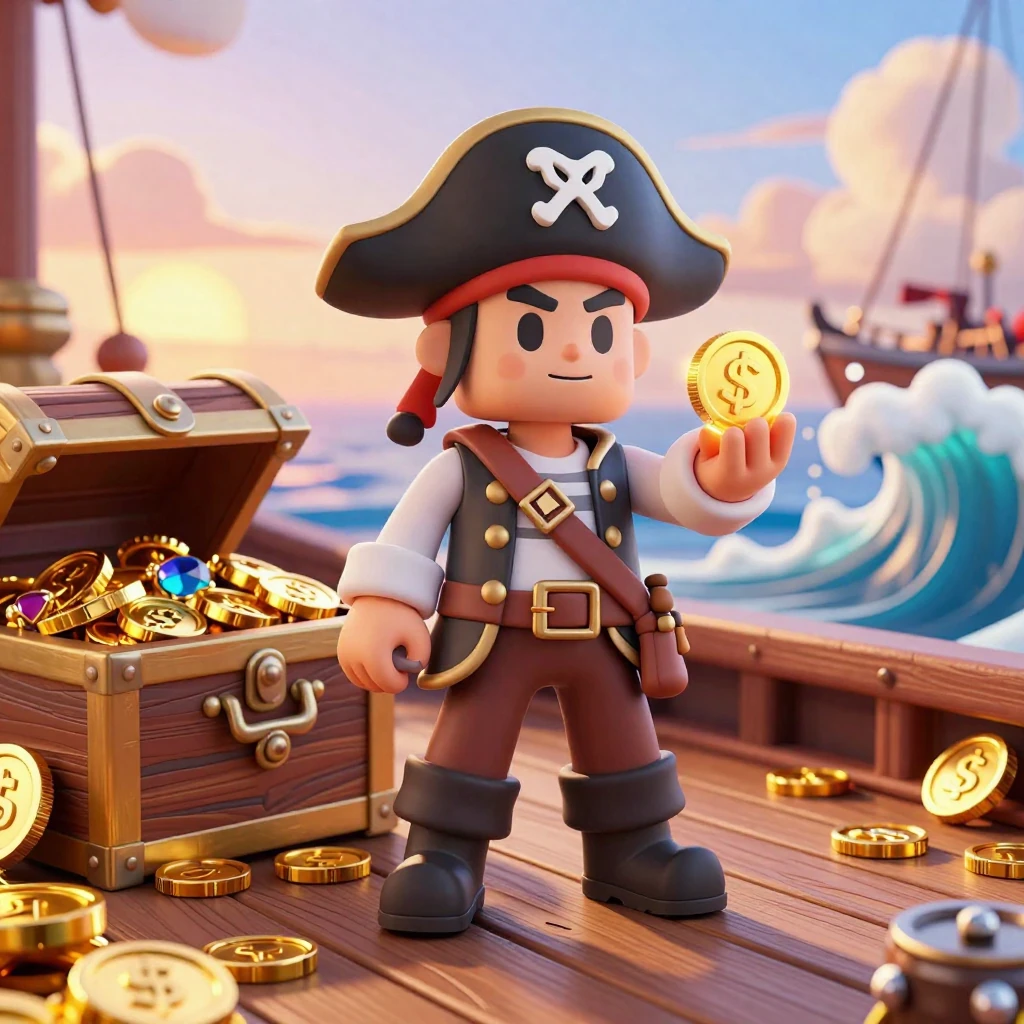 Фарм золота в Roblox 'Построй корабль и найди сокровище': гайд