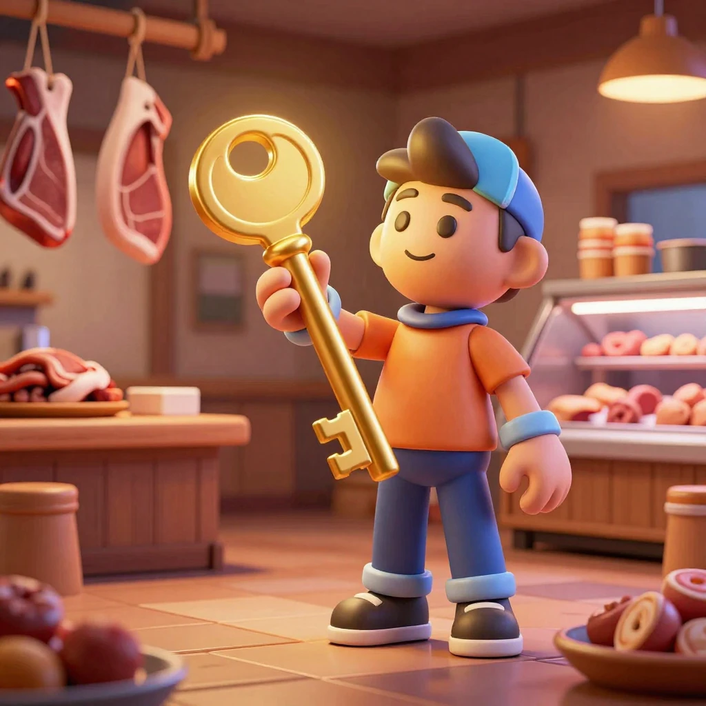 Где найти ключ в мясной лавке в Roblox: прохождение