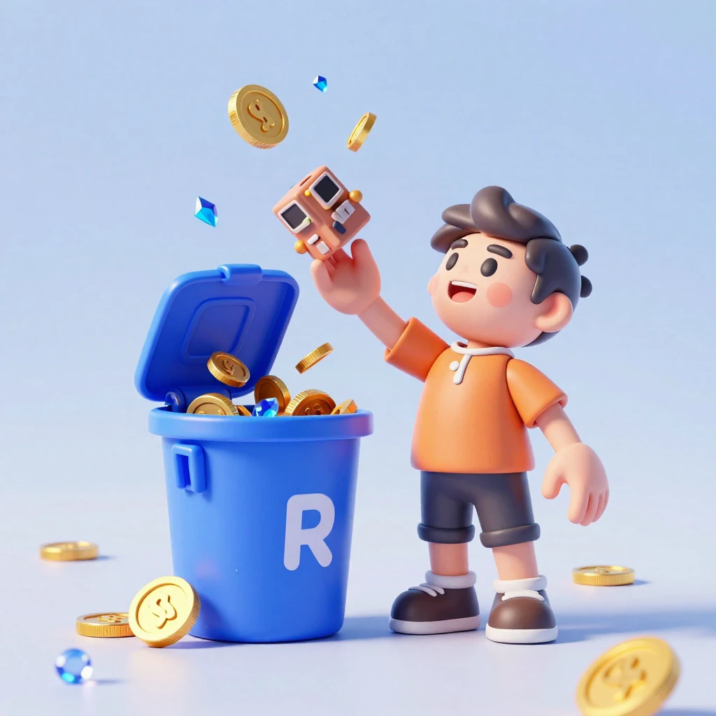 Как удалить вещь из инвентаря в Roblox и получить Robux