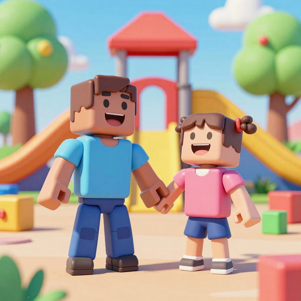 Милана Филимонова играет в Roblox вместе с папой: обзор видео и контента