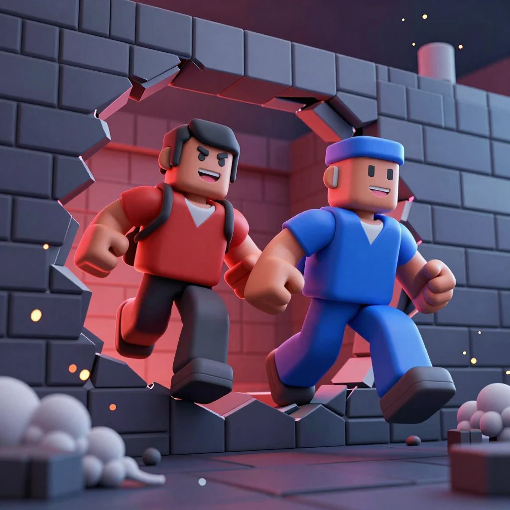 Владус и Леня в Roblox 'Побег из тюрьмы': как играть и секреты